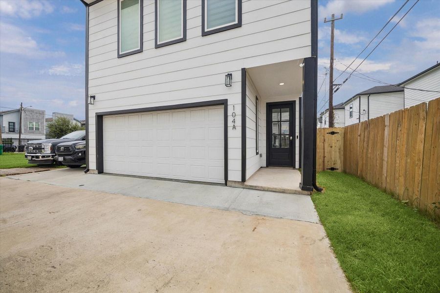 Attached two car garage with driveway space in front, which is rare this close in. Covered entry keeps the front door out of the weather. Attached two car garage with driveway space in front, which is rare this close in. Covered entry keeps the front door out of the weather.