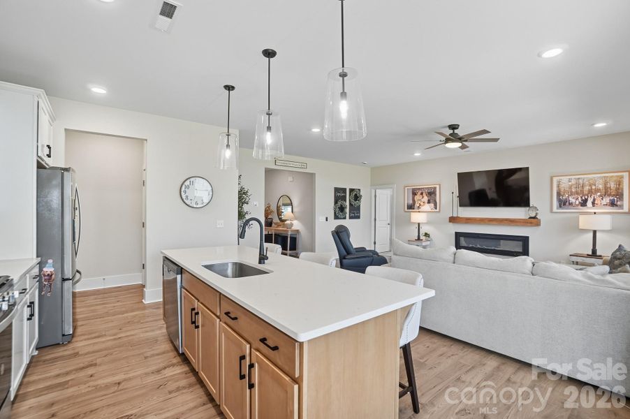 Furnished interior view inside a new home in , Monroe (Image 12).