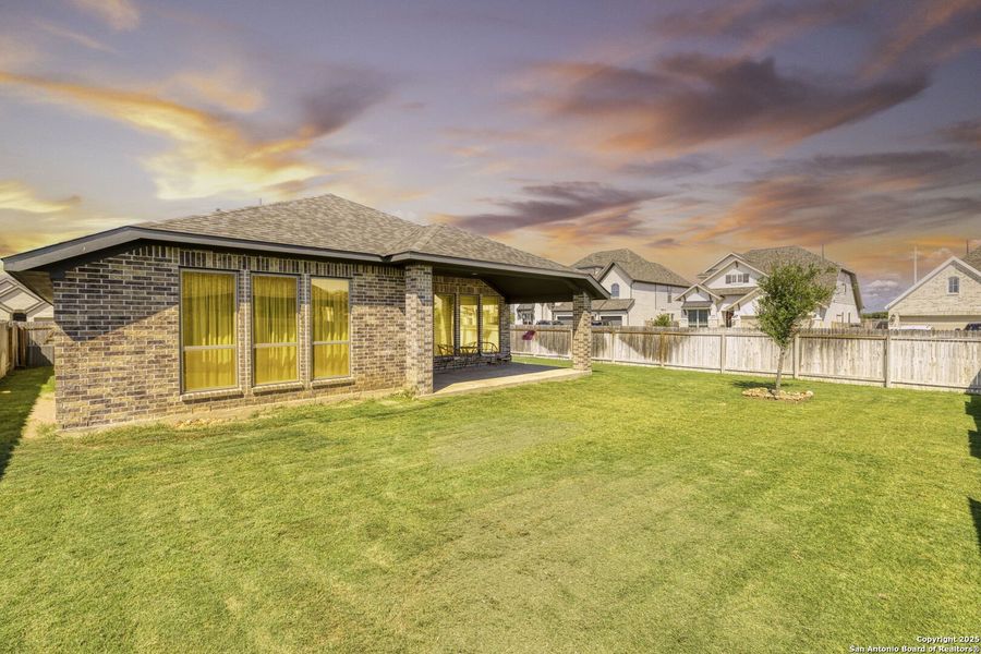 Front exterior of a new home in The Village of Mill Creek 50', Seguin, TX, highlighting curb appeal (Image 25).