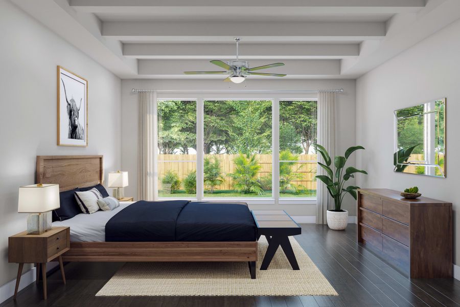 Representative furnished interior of a home built from the Carmine by Tri Pointe Homes in Trillium, Richmond (Image 9).