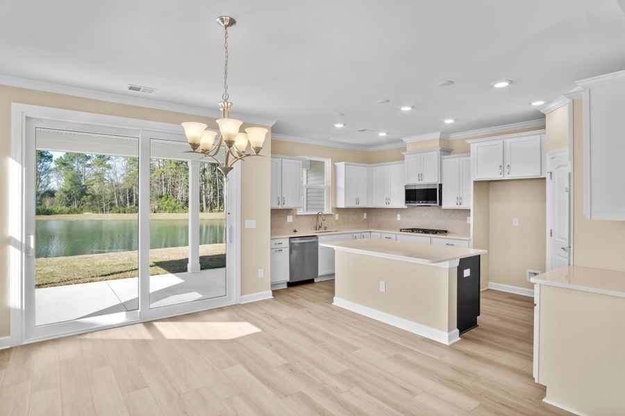 Furnished interior view inside a new home in Bridgewater - Shorehaven Village, Little River (Image 6).