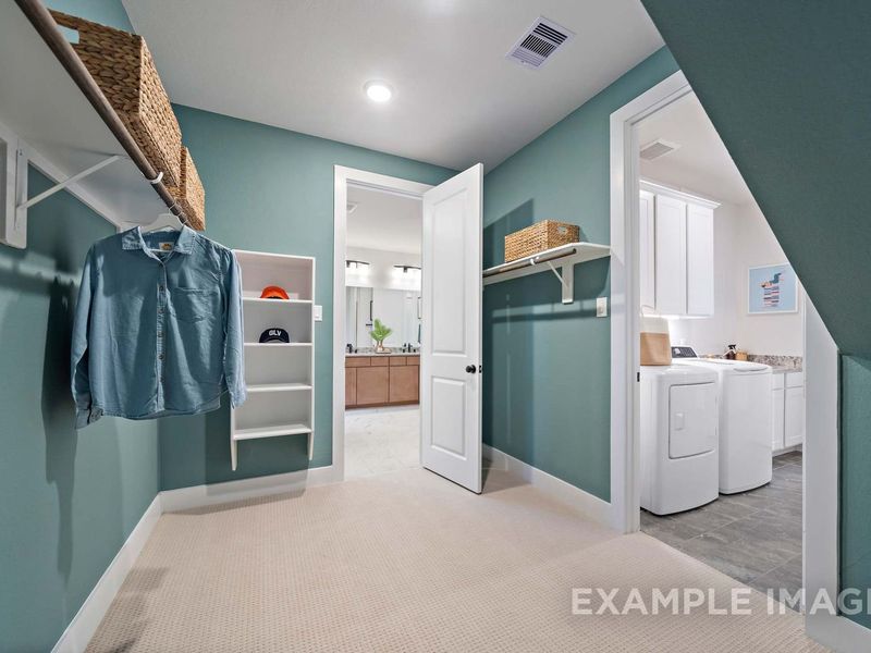Representative furnished interior of a home built from the The Edward A by Davidson Homes LLC in Lago Mar, Texas City (Image 15).