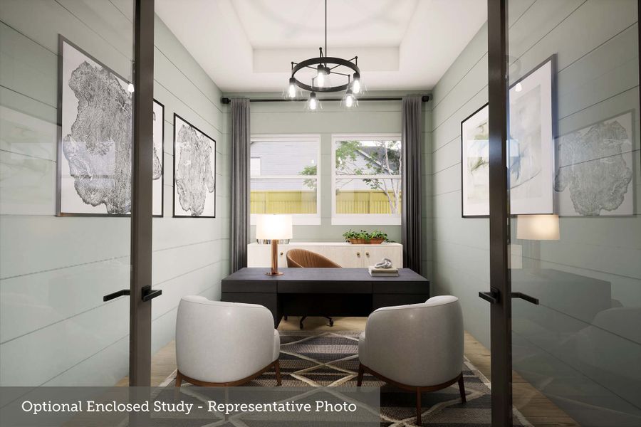 Furnished interior view inside a new home in Mantua Point Classics, Van Alstyne (Image 5).