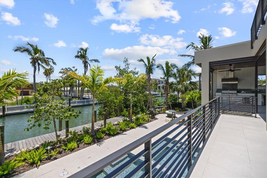 Exterior details and patio area of a home in , Longboat Key (Image 48).