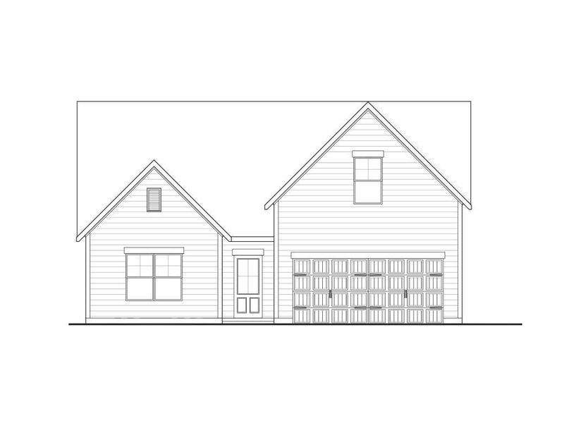 Exterior rendering of this home design in , Homer, GA (Image 3).