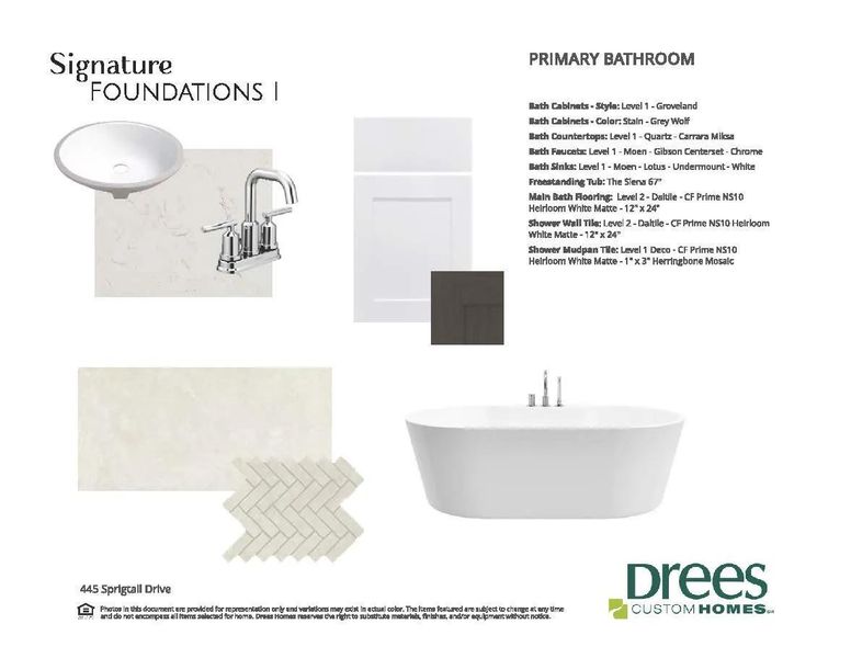 Whitney E selection sheet