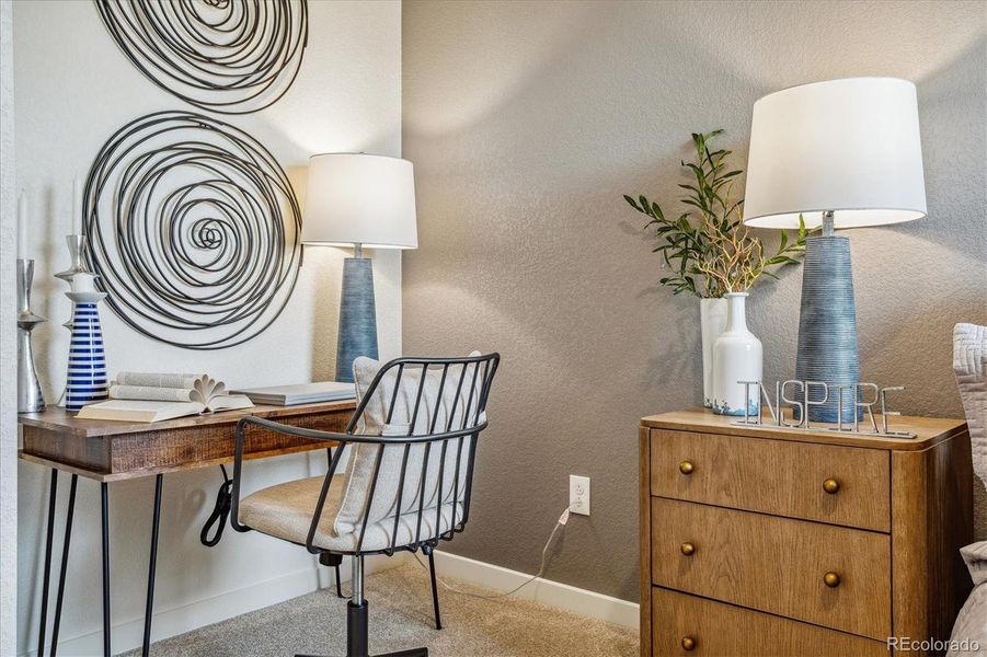 Furnished interior view inside a new home in Ridge at Johnstown, Johnstown (Image 12).