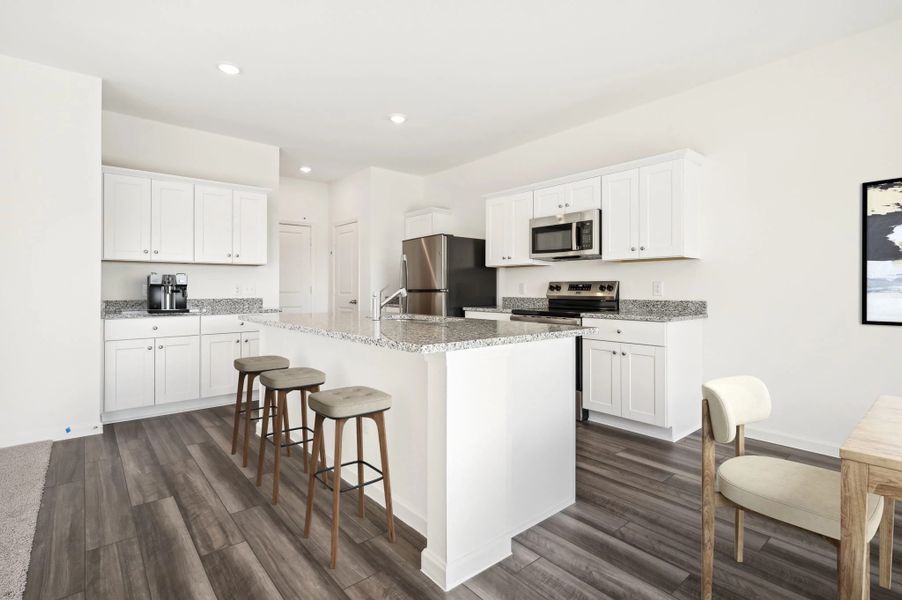 Representative furnished interior of a home built from the Discovery by Starlight Homes in Chapel Run, Montgomery (Image 6).