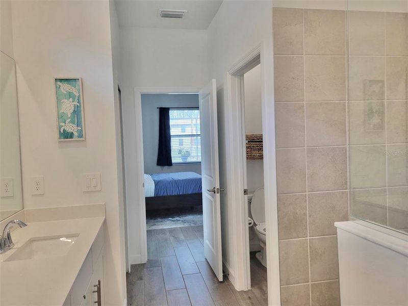 Furnished interior view inside a new home in , Estero (Image 31).