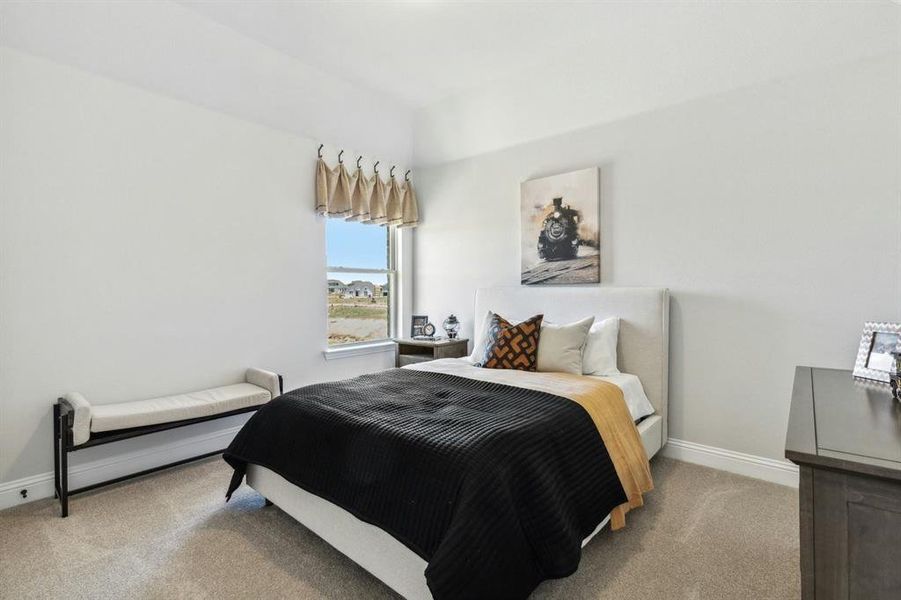 Furnished interior view inside a new home in Westside Preserve, Midlothian (Image 11).