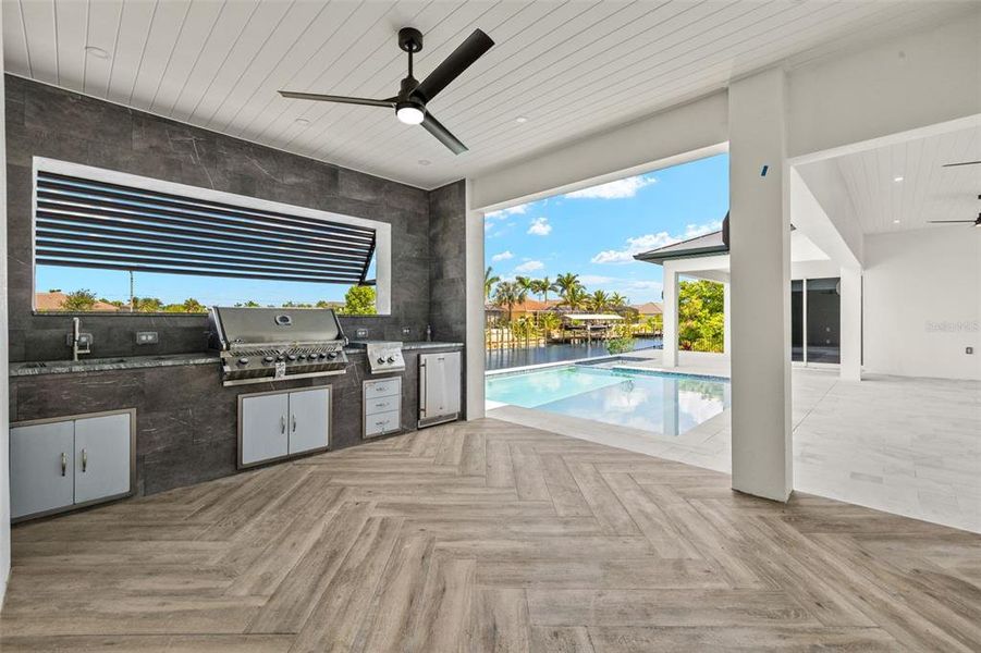 Exterior details and patio area of a home in , Cape Coral (Image 3). Exterior details and patio area of a home in , Cape Coral (Image 3).