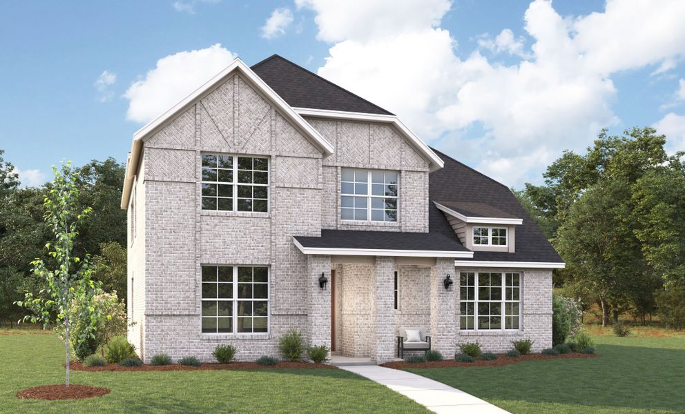 The Toledo - Tudor Elevation