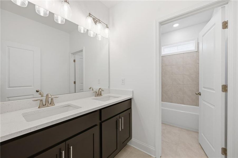 Furnished interior view inside a new home in Promenade Ridge, Marietta (Image 6).