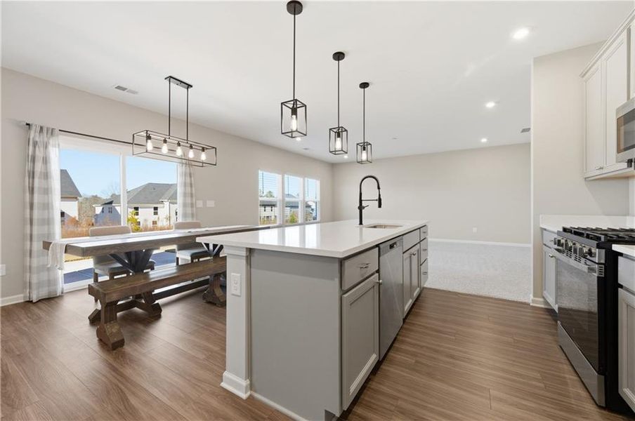 Furnished interior view inside a new home in Twin Lakes, Hoschton (Image 8).