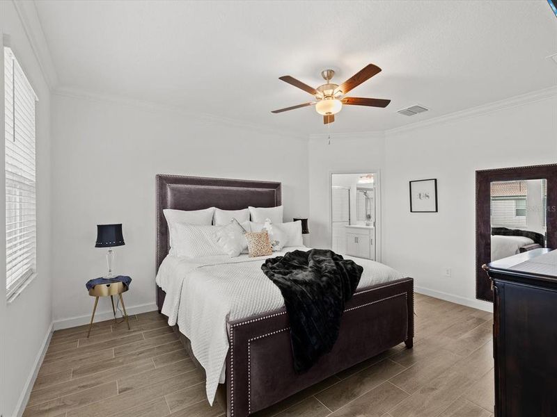 Furnished interior view inside a new home in Southshore Bay Active Adult, Wimauma (Image 17).
