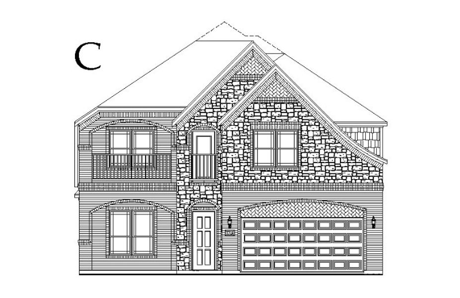 Representative rendering of the exterior for the Kerrville by Windsor Homes (Image 6).