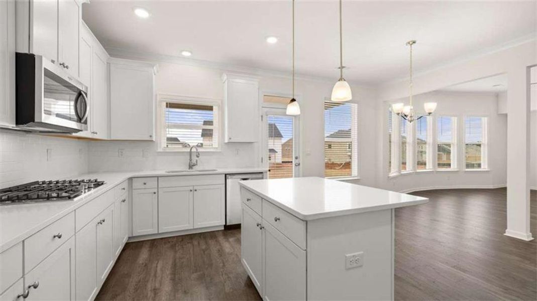 Furnished interior view inside a new home in The Gates at Pates Creek, Hampton (Image 10).