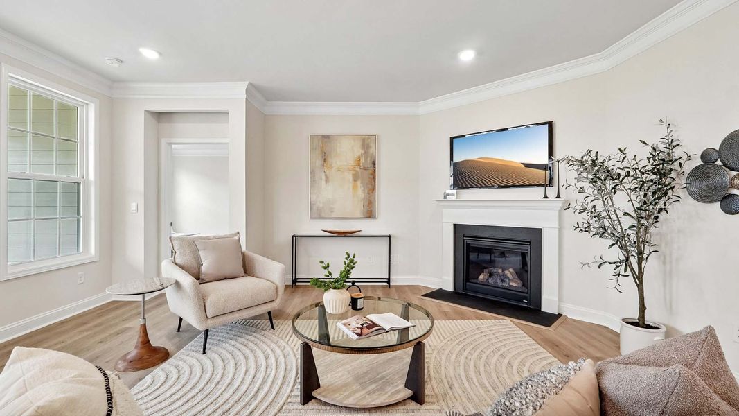 Furnished interior view inside a new home in Sylvan Creek, Denver (Image 6). Furnished interior view inside a new home in Sylvan Creek, Denver (Image 6).