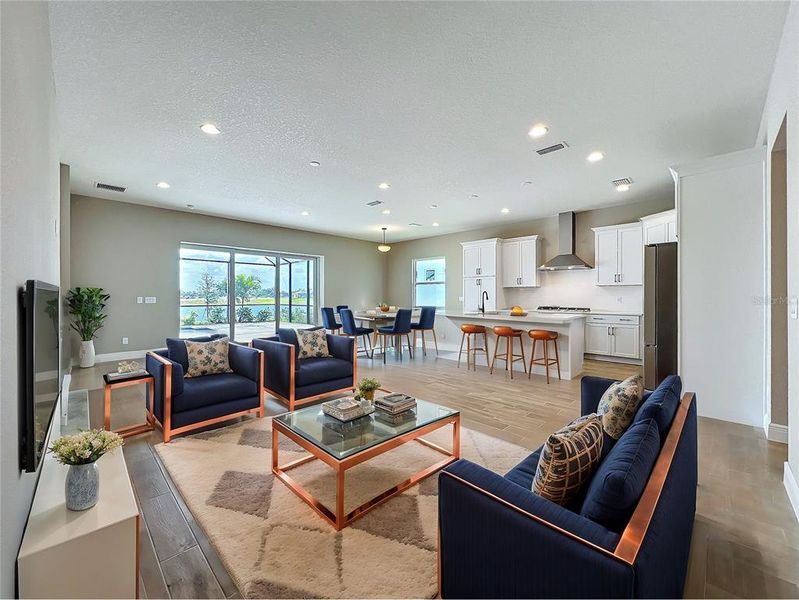 Furnished interior view inside a new home in Watercolor Place, Bradenton (Image 5).