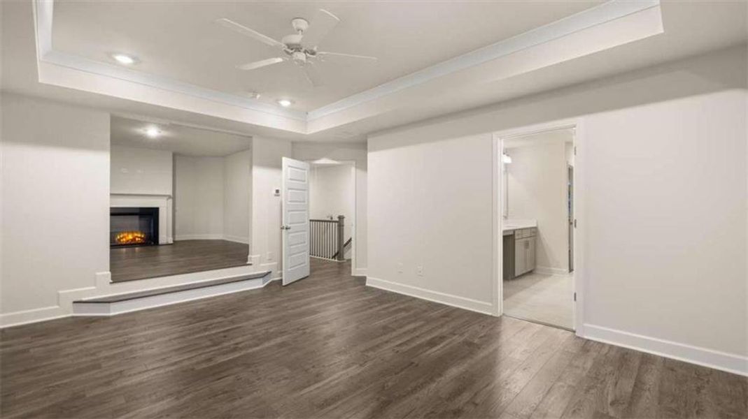 Spacious, unfurnished interior of a new home in The Gates at Pates Creek, Hampton (Image 18). Spacious, unfurnished interior of a new home in The Gates at Pates Creek, Hampton (Image 18).