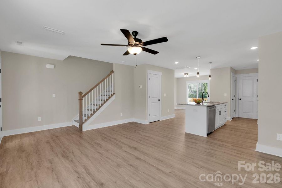 Modern interior with clean lines and open feel.