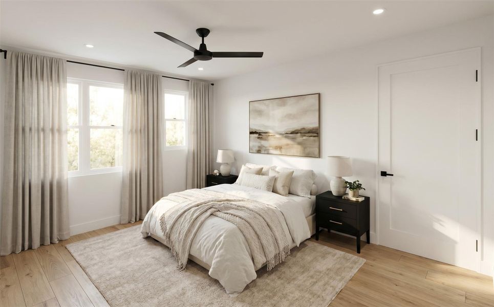 Furnished interior view inside a new home in , Tomball (Image 5).