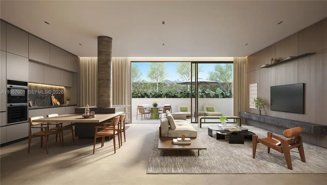 Living and dining area Living and dining area
