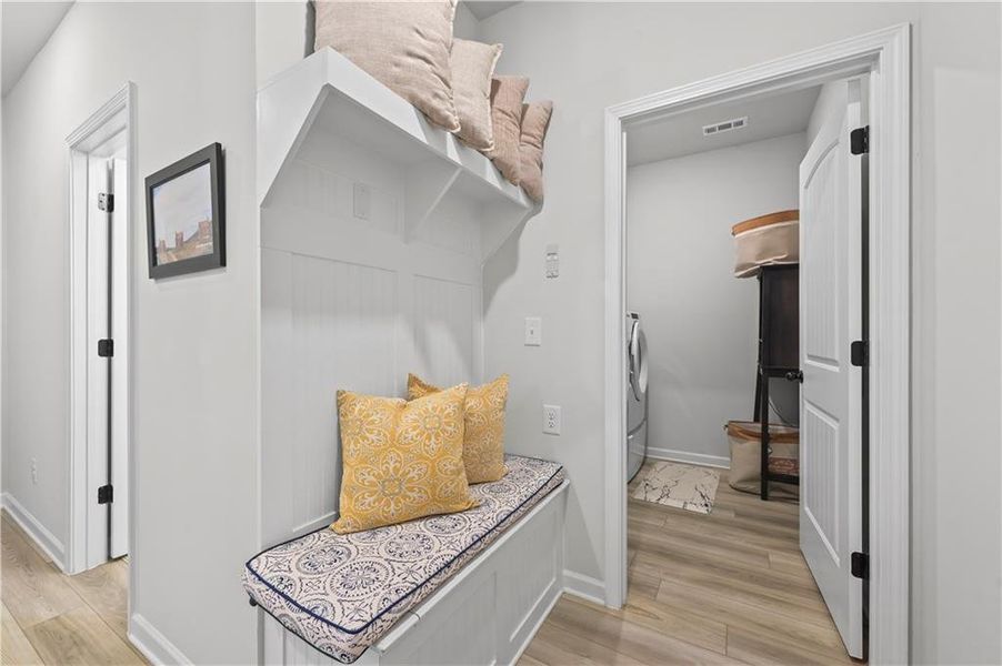 Furnished interior view inside a new home in , Atlanta (Image 44).