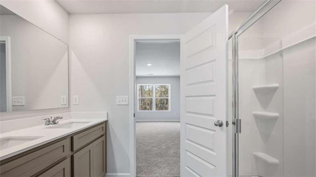 Furnished interior view inside a new home in Willowbrook, Winder (Image 11). Furnished interior view inside a new home in Willowbrook, Winder (Image 11).