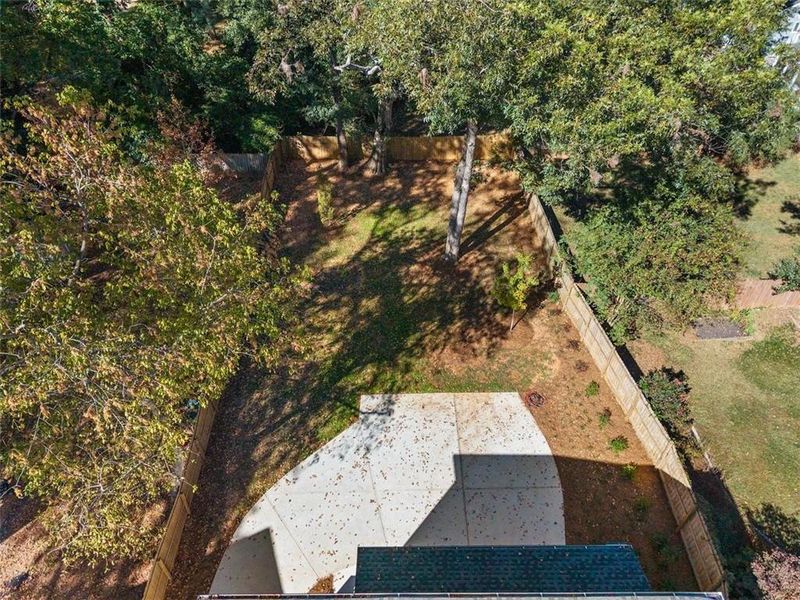 Exterior details and patio area of a home in , Atlanta (Image 3).