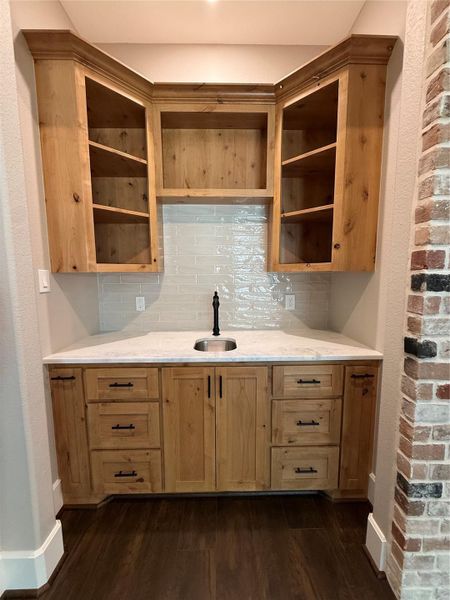 Bar off of living room Bar off of living room