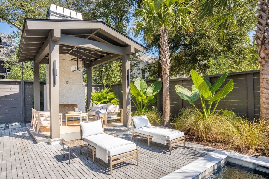 Exterior details and patio area of a home in , Mount Pleasant (Image 44).