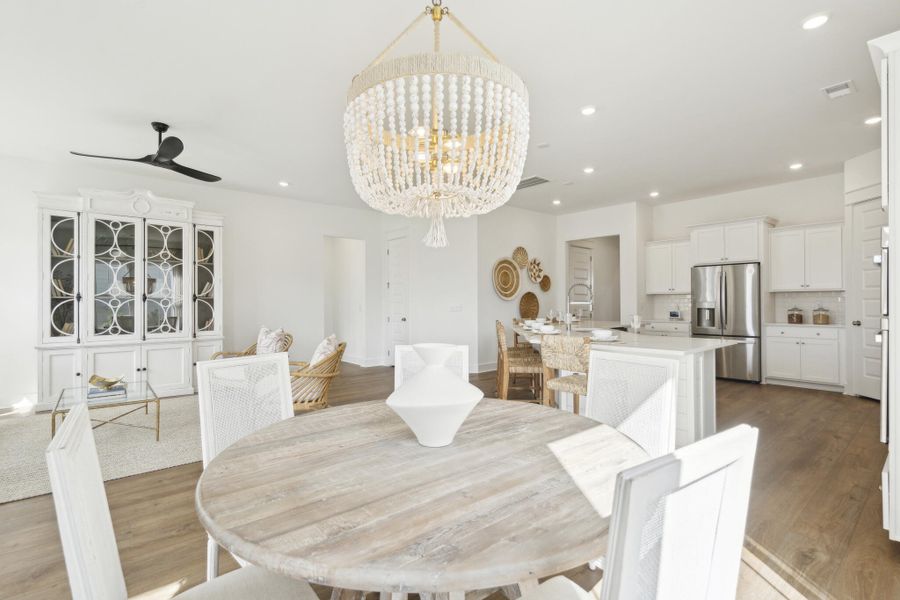 Furnished interior view inside a new home in Limehouse Farms: Arbor Collection, Summerville (Image 27). Furnished interior view inside a new home in Limehouse Farms: Arbor Collection, Summerville (Image 27).