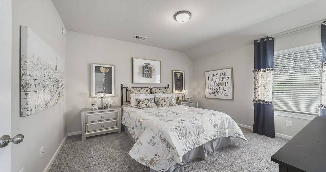 Representative furnished interior of a home built from the Durham by Chesmar Homes in Wood Leaf Reserve, Tomball (Image 10).