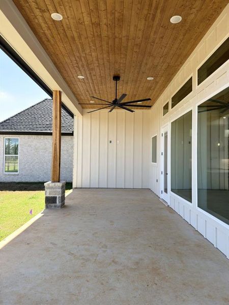 Exterior details and patio area of a home in , Bullard (Image 22). Exterior details and patio area of a home in , Bullard (Image 22).