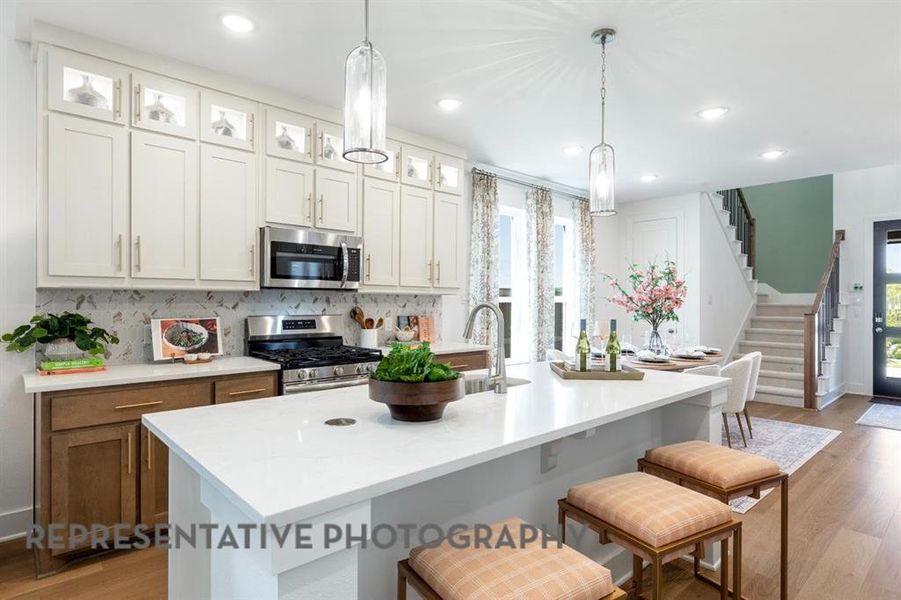 Furnished interior view inside a new home in Indigo: 40ft. lots, Richmond (Image 8). Furnished interior view inside a new home in Indigo: 40ft. lots, Richmond (Image 8).