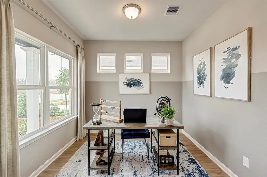 Furnished interior view inside a new home in , Crowley (Image 6).