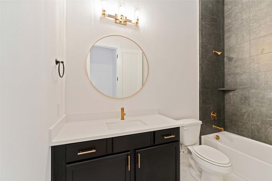 Furnished interior view inside a new home in , Houston (Image 11).