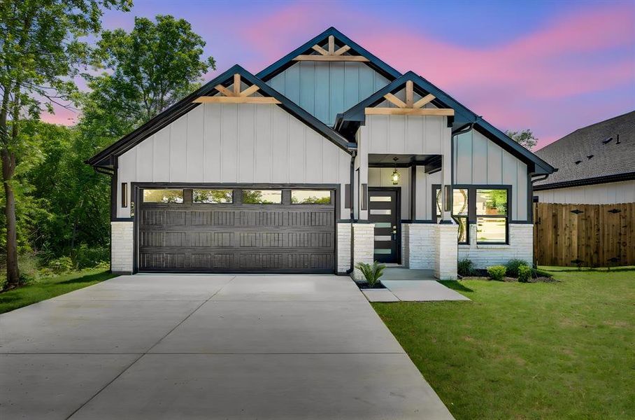 Front exterior of a new home in , Hillsboro, TX, highlighting curb appeal (Image 20).
