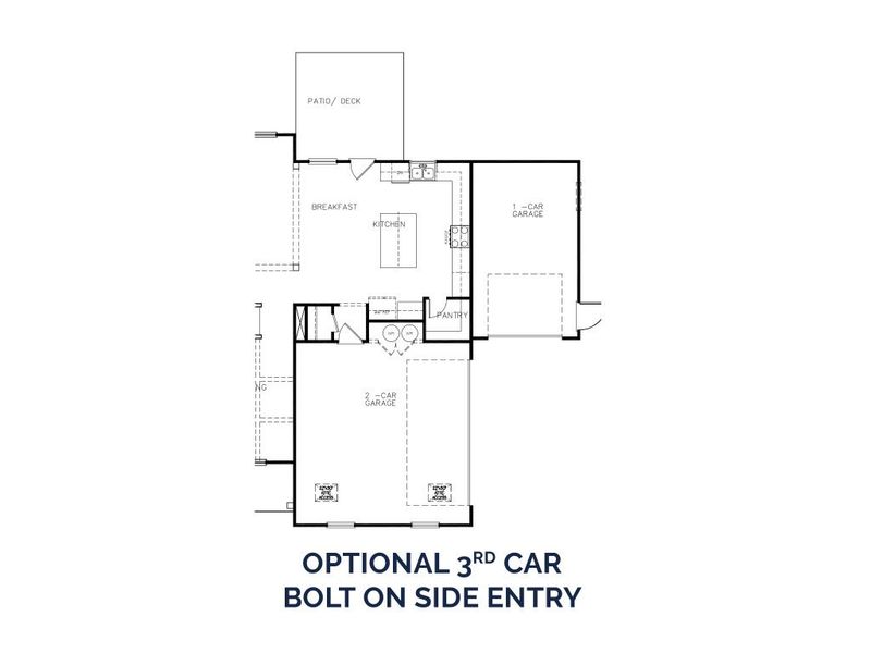 2D floor plan layout for the The Wynward by Stephen Elliott Homes in Ruby Creek Estates, Atlanta, GA (Image 10).