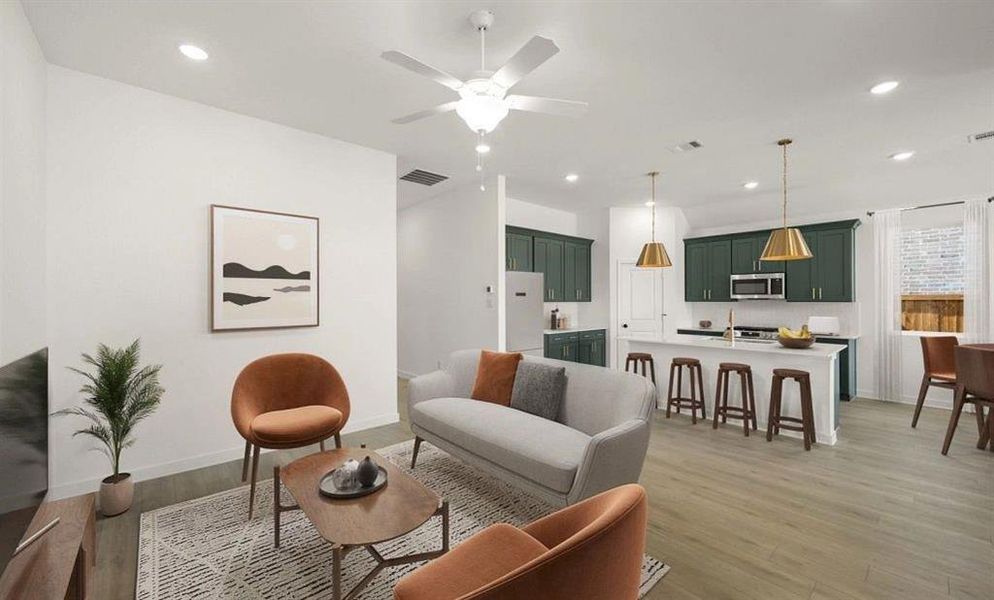 Open Kitchen-Living Room Representative Photo