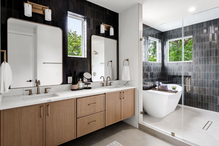 Furnished interior view inside a new home in , Austin (Image 17).