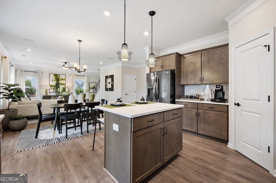 Furnished interior view inside a new home in Maddox Station, Eatonton (Image 12).