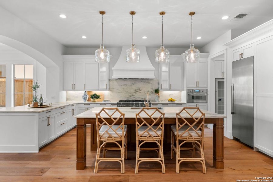 Furnished interior view inside a new home in , Terrell Hills (Image 28).