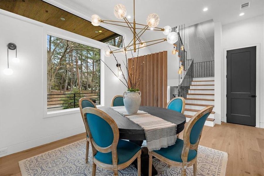 Furnished interior view inside a new home in , Atlanta (Image 19).