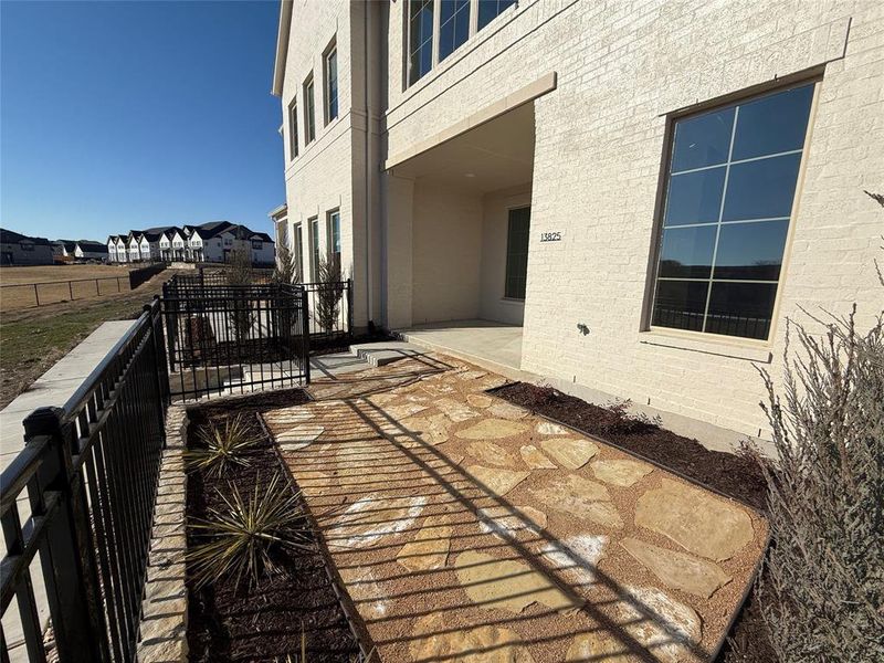 View of stone deck