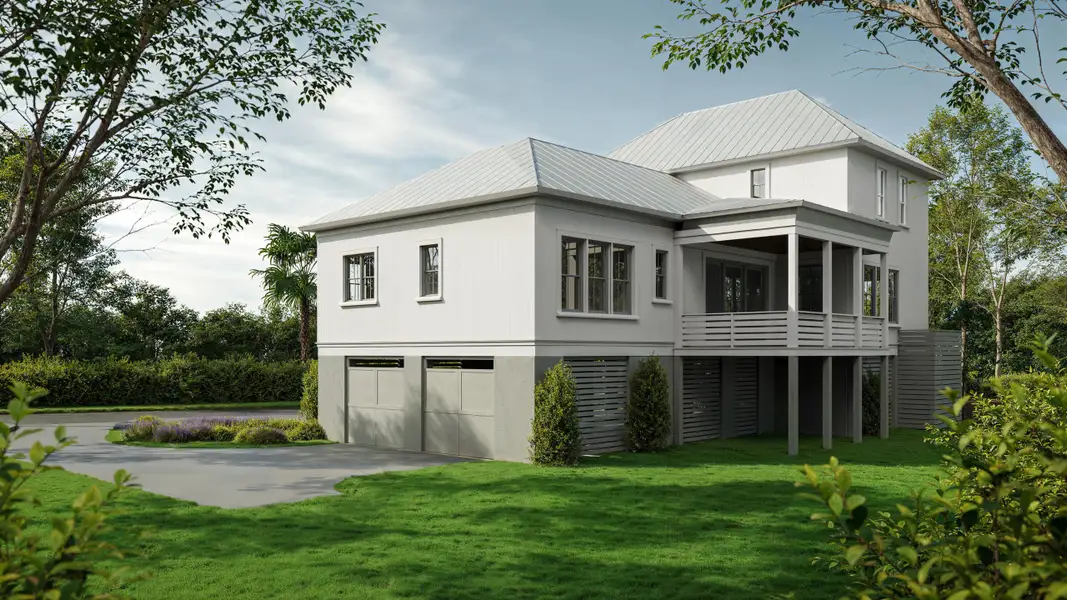 Front exterior of a new home in , Johns Island, SC, highlighting curb appeal (Image 1). Front exterior of a new home in , Johns Island, SC, highlighting curb appeal (Image 1).