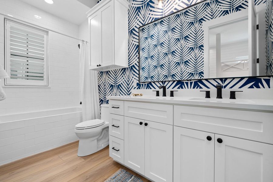 Bunk room bathroom. Bunk room bathroom.