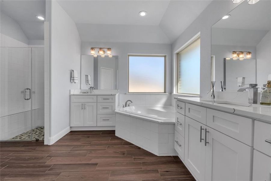 Furnished interior view inside a new home in , Maypearl (Image 15).