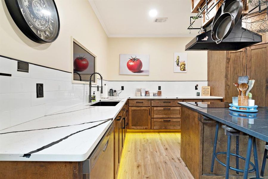 Furnished interior view inside a new home in , Blossom (Image 4).